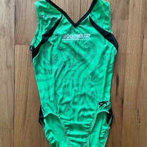 green woodward gymnastics GK leotard SIGNED by kyla ross